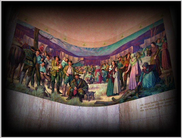 Oregon State Capitol ~ Salem Oregon ~ Interior Mural