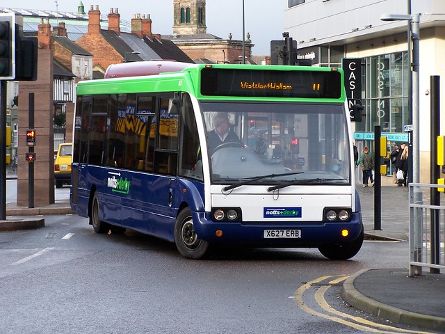 Notts & Derby 427 (X627 ERB) Route 11, Derby bus station 17-12-14