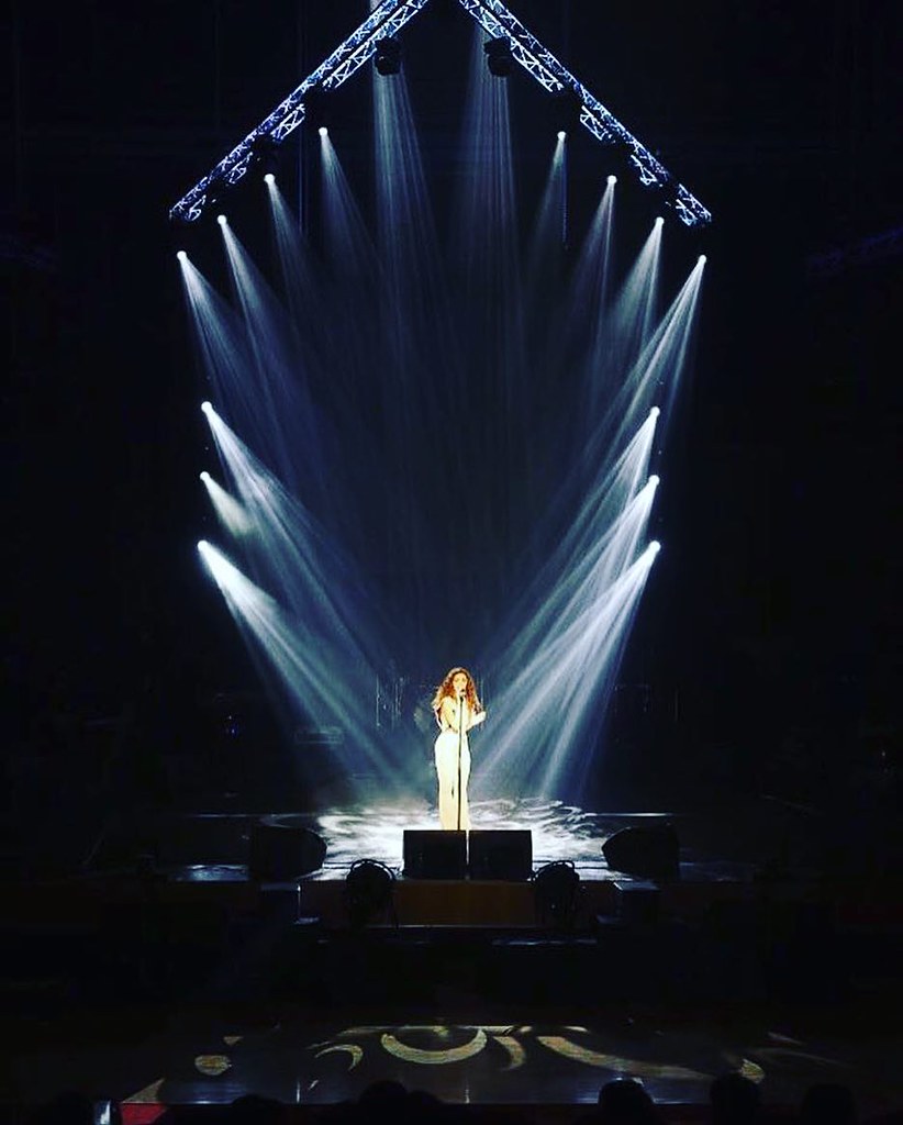 Myriam Fares at Al Raha Beach Theater last weekend as part… | Flickr