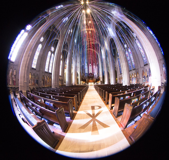 Grace Cathedral in Fisheye