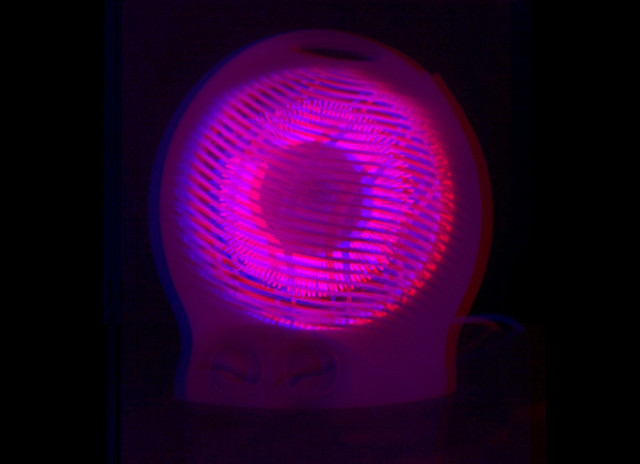 3-D thermal image of fan heater