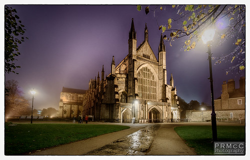 uk england colour night landscape photography unitedkingdom winchester hdr winchestercathedral a6000