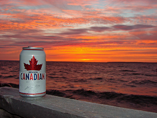 beer sunset dock manitoulinisland