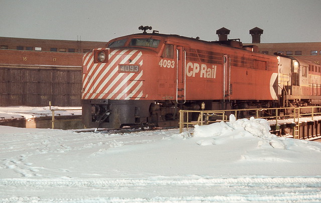 CPR Canadian Pacific FA2 #4093 St Luc, QU 1-11-74