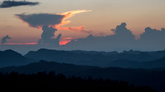 2014-10-29 Thailand Day 7, Sunset at Kiew Lom View Point. Mea Hong Son