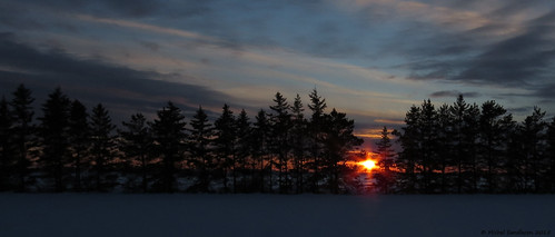 Sunset - Coucher de soleil (IMG_0592-1S-20150110) by Michel Sansfacon, Varennes, Quebec, Canada sunset coucherdesoleil canonpowershotsx50hs