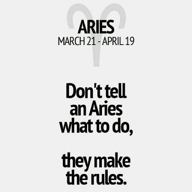 Yups! We know that we are very stubborn.. #aries #sign #zo… | Flickr