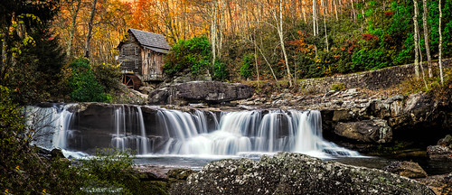 autumn mill water river landscape scenic westvirginia gristmill newrivergorge fayettecounty gladecreek babcockstatepark gladecreekgristmill