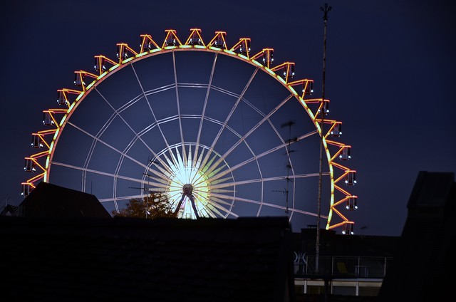 Blue Hour with Big Wheel