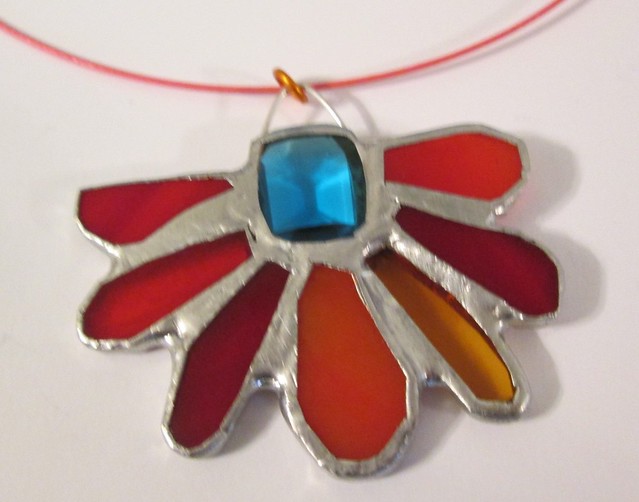 HotSprings - Stained Glass pendant