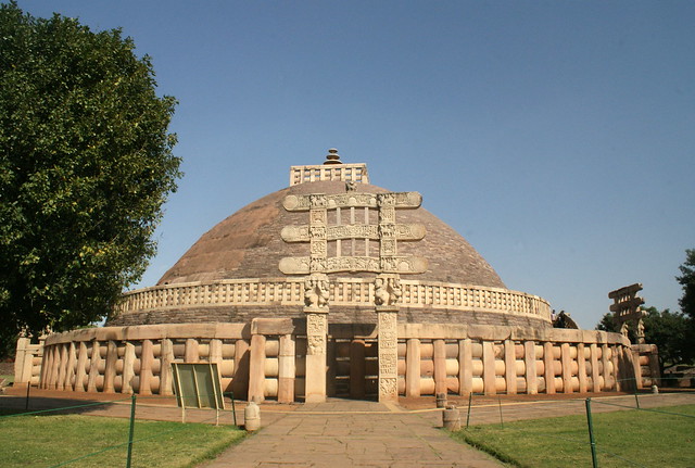 The Western Gateway of the Great Stupa at Sanchi
