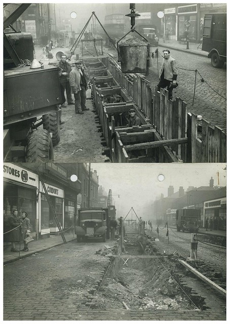 Sewer Works, Bury Old Road, 1948