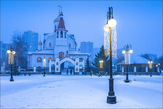 Russia. Reutov. Church of Kazan Mother of God.