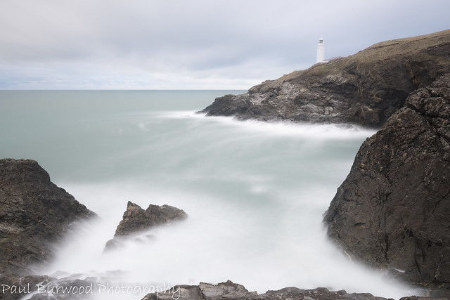 Trevose Head and Lighthouse from Stinking Cove