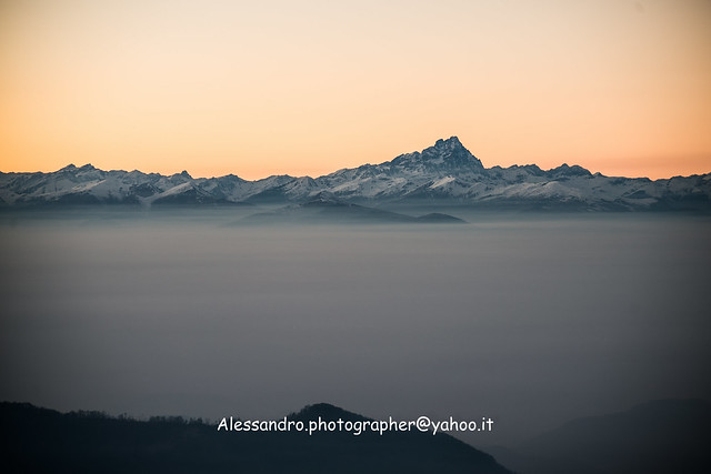 Monviso (sunset) 3842 m - Alpi Cozie - Italy