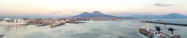 Mount Vesuvius from Port of Naples | Italy