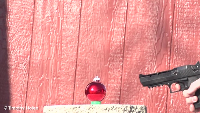 Slow Motion - BB Gun v. Christmas Ornament
