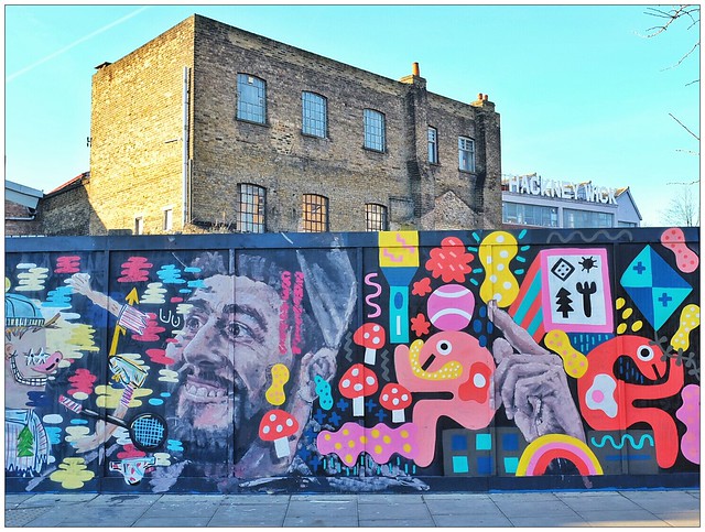Graffiti (Alaniz, Billy), East London, England.
