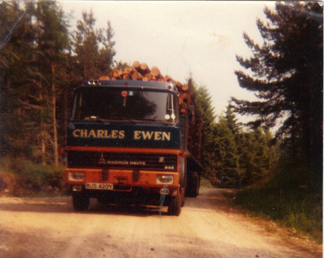 RJS 420V Magirus Deutz  Charles Ewen  Muir of Ord timber haulage