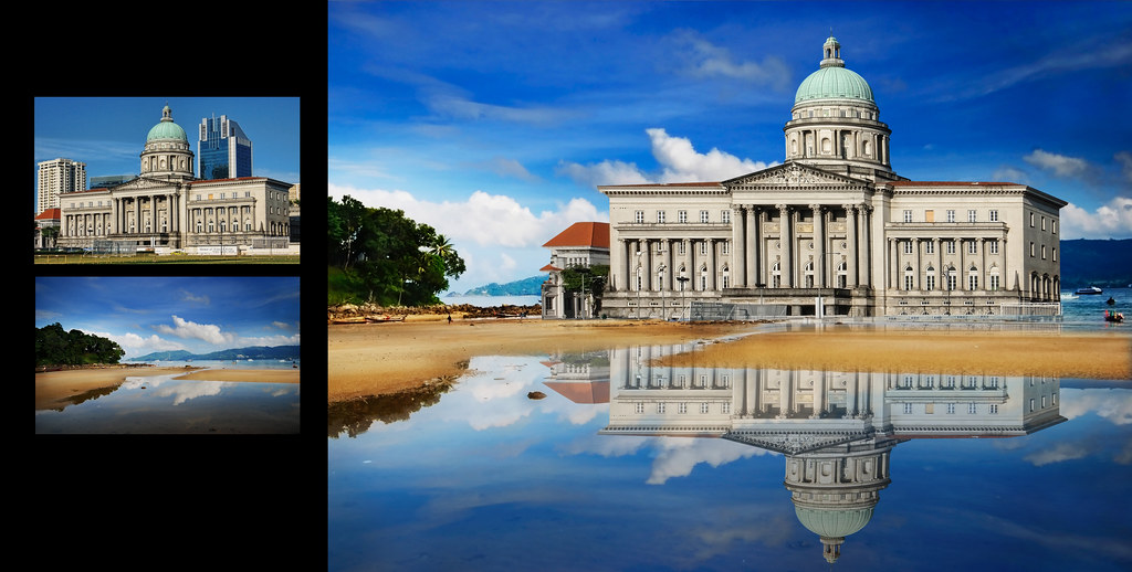 My Digital Vision of the upcoming National Gallery Singapore at City Hall...