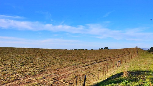 blue sky ruts trail road field clouds hill minimal nikond90 fence green orcutt centralcoast bluesky