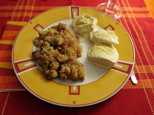Apple Crumble mit Vanilleeis (als Nachtisch bei einer Freu… | Flickr