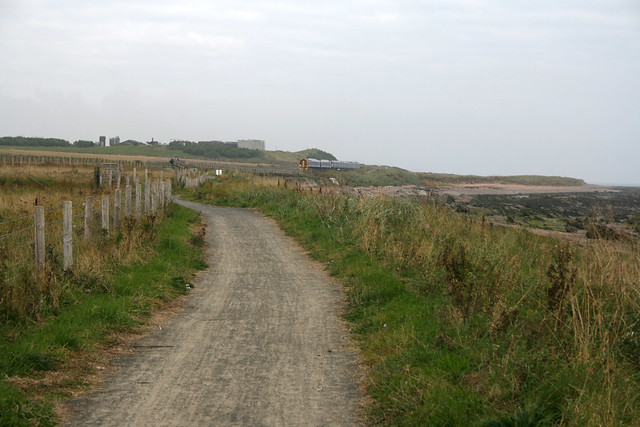 The coast east of Carnoustie