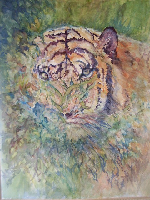 Wild Tiger Painting