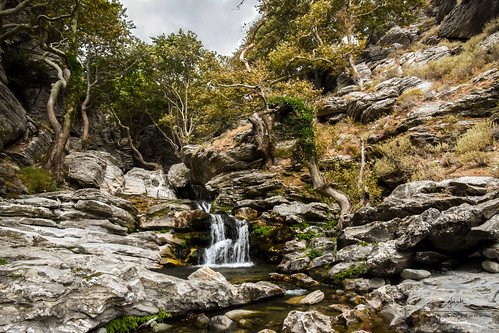 dimosari euboea greece kallianou karistos lenosei gorge landscape ravine rock water waterfall evia thessaliastereaellada