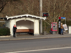 Bern Bus Stop - Barengraben - Dec 2014