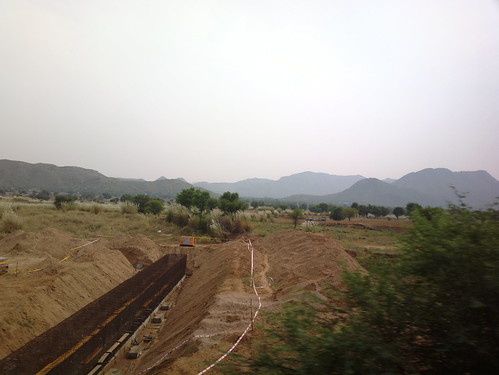 Western freight corridor work on Rewari-Fulera section. by Vishwa Nath Sharma, 