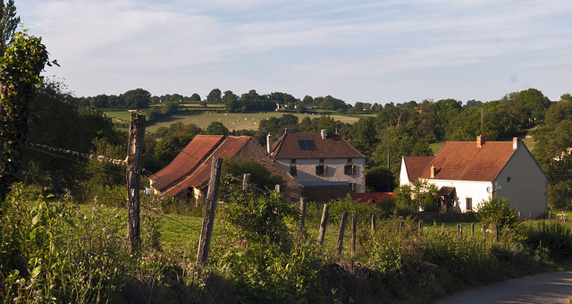 Épinassy, Frankrijk, Bourgondië, Charrollais, Veeteeltboerderij, Bourgondische buurtschap