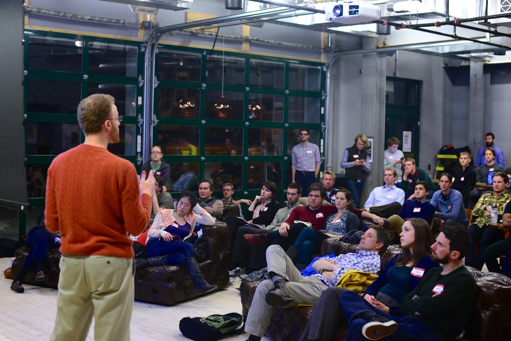 CaBi Hack Night #4 | Paul DeMaio presenting at the December … | Flickr