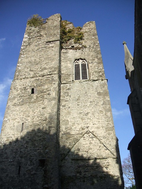 St. Colomba’s Church, Swords, County Dublin - medieval belfry tower (15 January 2015)