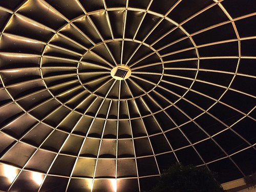 Potterrow Dome by night