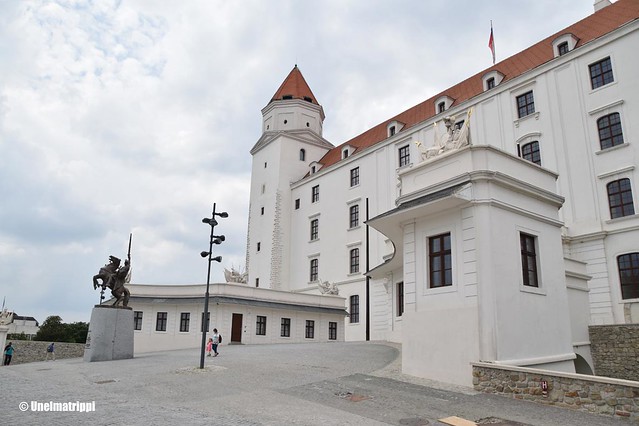 Bratislavan linnan pihaa