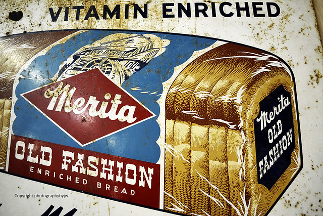 Vintage Merita Bread Sign