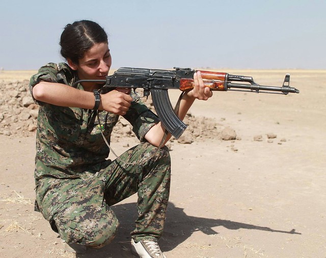Kurdish YPG Fighter