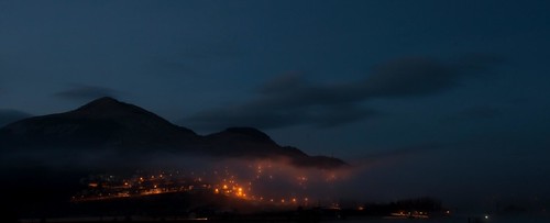 sunset mist misty nebbia borgo abruzzo vilalge nebbioso