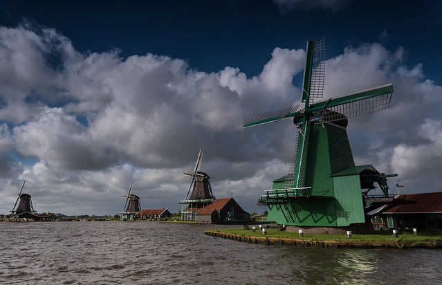 Dutch windmills.