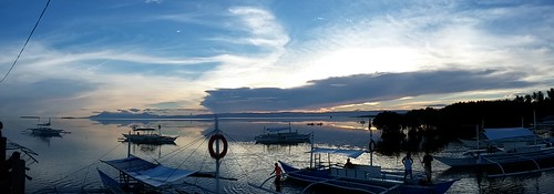 travel sunset sea island fishing asia southeastasia raw philippines bohol panglao panglaoisland