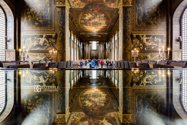 Painted Hall, Old Royal Naval College, Greenwich, London, UK