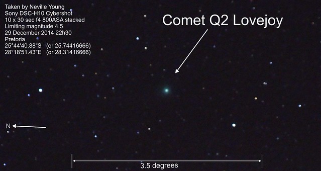 Comet Q2 Lovejoy 29 December 2014 2000pix