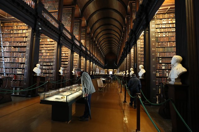 The Long Room, Trinity College Old Library (1712).  Dublin, Ireland
