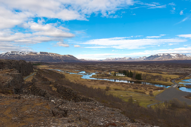 View from Almannagjá Rift, Thingvellir, Golden Ring, Iceland - , South, Iceland - 10/05/2014 17h11
