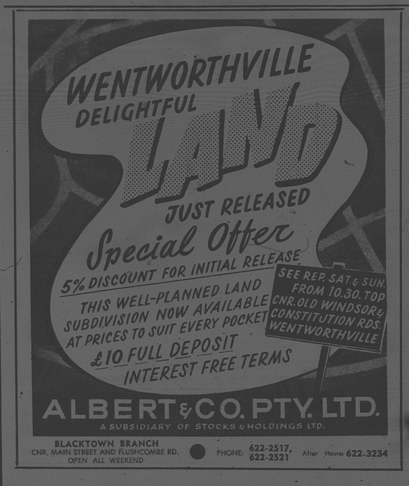 Wentworthville Ad April 14 1962 daily telegraph 47