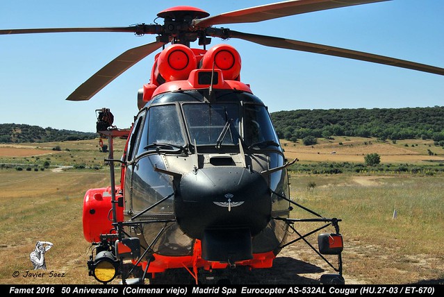 Spain - Unidad Militar de Emergencias Eurocopter AS-532AL Cougar (HU.27-03 / ET-670)