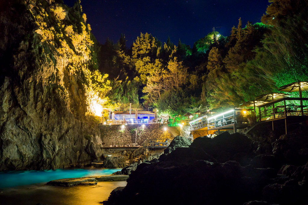 La Grotta Beach Bar | Paleokastritsa, Corfu | Thomas Bee | Flickr