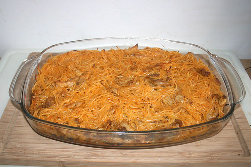 29 - Gyros spaghetti casserole - Finished baking / Gyros-Spaghetti-Auflauf - Fertig-gebacken