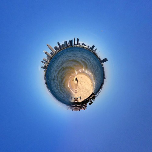 Haven't made one of these in awhile. Here's a #tinyplanet of beautiful #sandiego #california. #travel #home #downtown #skyline #coronado #beach | by tiffaniepucillophoto